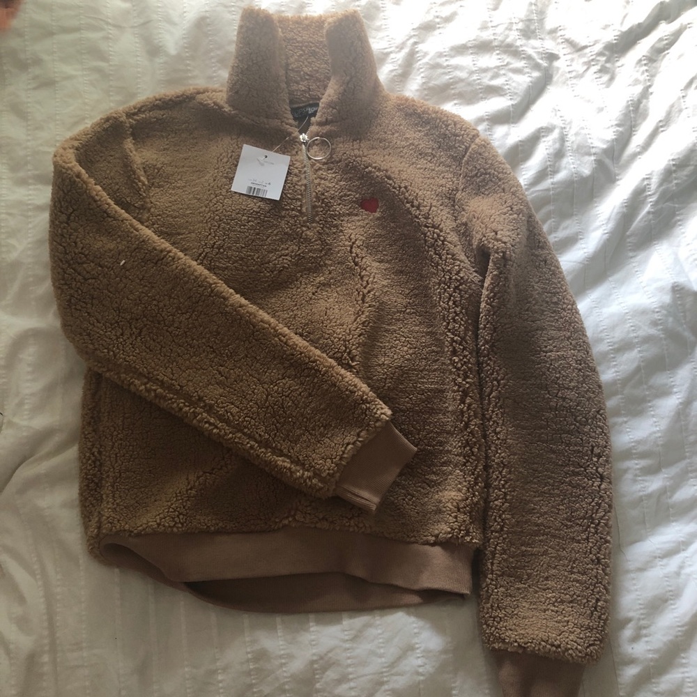 Topshop fuzzy pullover